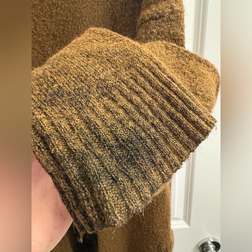ICHI Cozy Women's Brown Sweater Cardigan - Picture 6 of 8